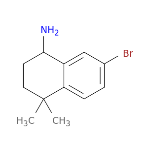 7-溴-4,4-二甲基-1,2,3,4-四氢萘-1-胺