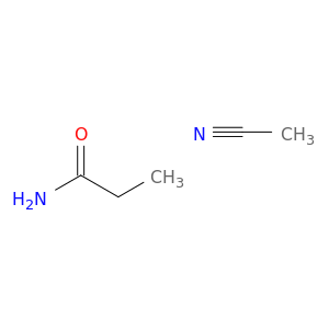 Propanamide, compd. with acetonitrile (1:1)