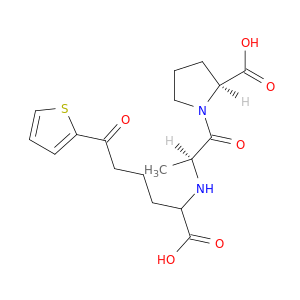 L-Proline, 1-[N-[1-carboxy-5-oxo-5-(2-thienyl)pentyl]-L-alanyl]-