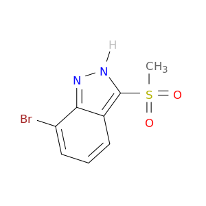 7-Bromo-3-(methylsulfonyl)-1H-indazole