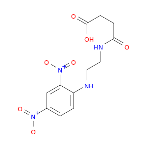 Butanoic acid, 4-[[2-[(2,4-dinitrophenyl)amino]ethyl]amino]-4-oxo-