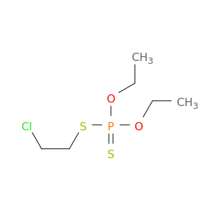 2-chloroethylsulfanyl-diethoxy-sulfanylidene-phosphorane