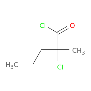 Pentanoyl chloride, 2-chloro-2-methyl-