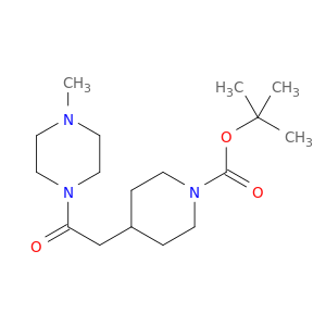 4-[2-(4-甲基哌嗪-1-基)-2-氧乙基]哌啶-1-羧酸叔丁酯