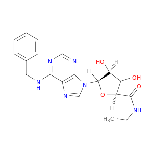 (2S,3S,4R,5R)-5-(6-(Benzylamino)-9H-purin-9-yl)-N-ethyl-3,4-dihydroxytetrahydrofuran-2-carboxamide