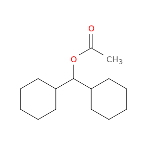 Cyclohexanemethanol, a-cyclohexyl-, acetate (9CI)