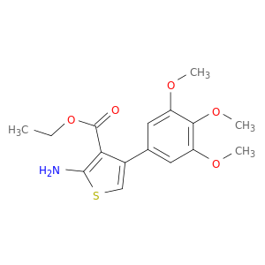ETHYL 2-AMINO-4-(3,4,5-TRIMETHOXYPHENYL)-3-THIOPHENECARBOXYLATE