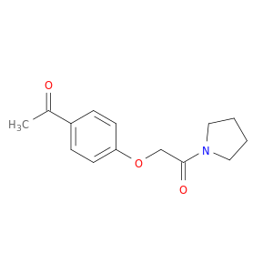 Ethanone,2-(4-acetylphenoxy)-1-(1-pyrrolidinyl)-