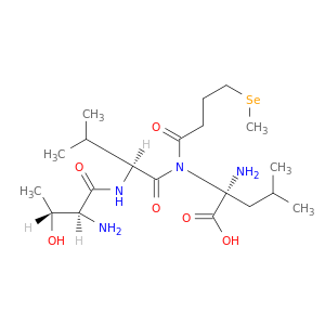 L-Leucine, L-threonyl-L-valyl-2-amino-4-(methylseleno)butanoyl-