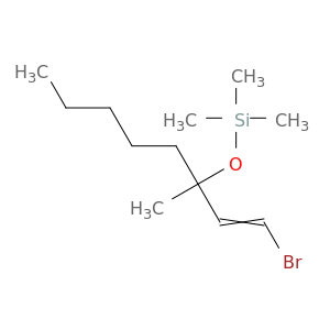 Silane, [[1-(2-bromoethenyl)-1-methylhexyl]oxy]trimethyl-