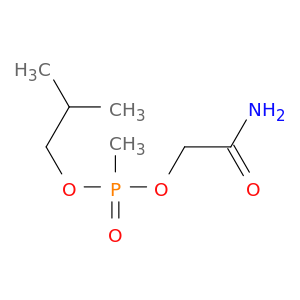 Phosphonic acid, methyl-, 2-amino-2-oxoethyl 2-methylpropyl ester