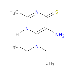 4(1H)-Pyrimidinethione, 5-amino-6-(diethylamino)-2-methyl-
