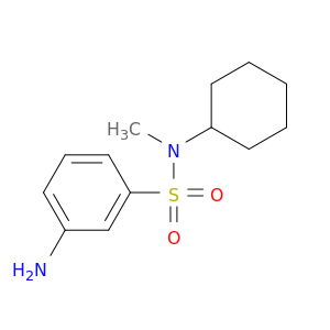 3-Amino-N-cyclohexyl-N-methylbenzene-1-sulfonamide