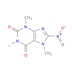 1H-Purine-2,6-dione, 3,7-dihydro-3,7-dimethyl-8-nitro-