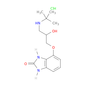 4-(3-(tert-Butylamino)-2-hydroxypropoxy)-1H-benzo[d]imidazol-2(3H)-one hydrochloride