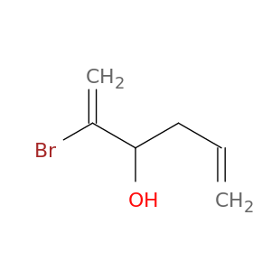 1,5-Hexadien-3-ol, 2-bromo-