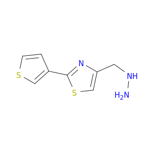 1-((2-(THIOPHEN-3-YL)THIAZOL-4-YL)METHYL)HYDRAZINE