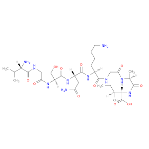 L-Isoleucine, L-valylglycyl-L-seryl-L-asparaginyl-L-lysylglycyl-L-alanyl-