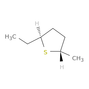 Thiophene, 2-ethyltetrahydro-5-methyl-, trans-