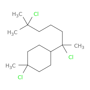 Cyclohexane, 1-chloro-4-(1,5-dichloro-1,5-dimethylhexyl)-1-methyl-