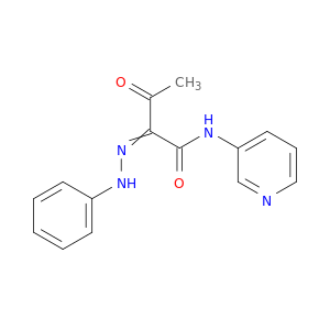 Butanamide, 3-oxo-2-(phenylhydrazono)-N-3-pyridinyl-