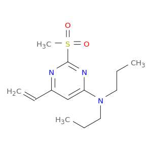 4-Pyrimidinamine, 6-ethenyl-2-(methylsulfonyl)-N,N-dipropyl-