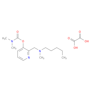 2-((Methylpentylamino)methyl)-3-pyridinyl dimethylcarbamate ethanedioate (1:1)