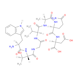 L-Aspartic acid, L-tryptophyl-L-threonylglycyl-L-valyl-L-alanyl-L-glutaminyl-