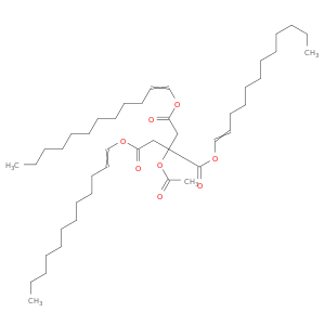 1,2,3-Propanetricarboxylic acid, 2-(acetyloxy)-, tridodecenyl ester