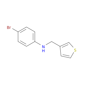 4-Bromo-N-(thiophen-3-ylmethyl)aniline