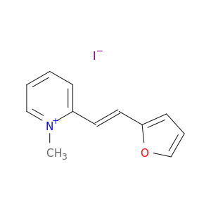 Pyridinium, 2-[(1E)-2-(2-furanyl)ethenyl]-1-methyl-, iodide