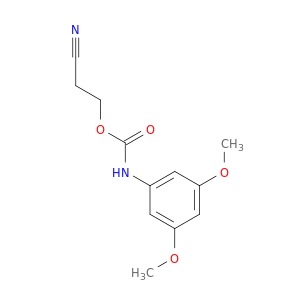 Carbamic acid, (3,5-dimethoxyphenyl)-, 2-cyanoethyl ester