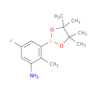 5-氟-2-甲基-3-(4,4,5,5-四甲基-1,3,2-二氧硼杂环戊烷-2-基)苯胺