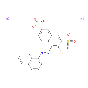 3-羟基-4-(1-萘基偶氮)-2,7-萘二磺酸二钠