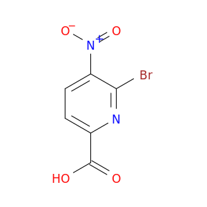6-溴-5-硝基-2-吡啶羧酸