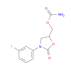2-Oxazolidinone,5-[[(aminocarbonyl)oxy]methyl]-3-(3-fluorophenyl)-
