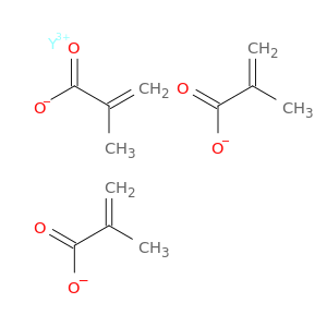 2-Propenoic acid,2-methyl-, yttrium(3+) salt (3:1)