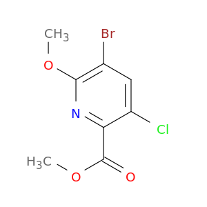 5-溴-3-氯-6-甲氧基-2-吡啶甲酸甲酯