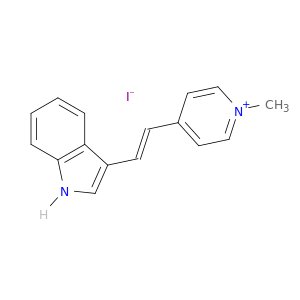(E)-4-(2-(1H-吲哚-3-基)乙烯基)-1-甲基吡啶-1-鎓碘化物