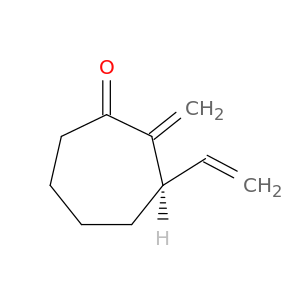 Cycloheptanone, 3-ethenyl-2-methylene-, (R)-