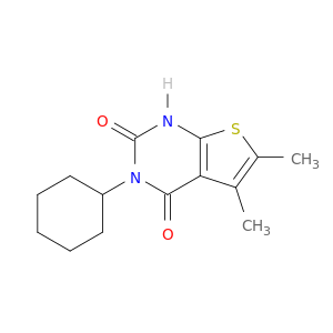 3-Cyclohexyl-5,6-dimethylthieno(2,3-d)pyrimidine-2,4(1H,3H)-dione