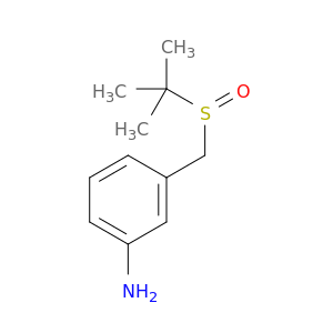 3-[(2-methylpropane-2-sulfinyl)methyl]aniline