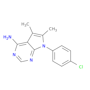 7-(4-Chlorophenyl)-5,6-dimethyl-7H-pyrrolo[2,3-d]pyrimidin-4-amine
