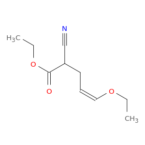 4-Pentenoic acid, 2-cyano-5-ethoxy-, ethyl ester, (Z)-