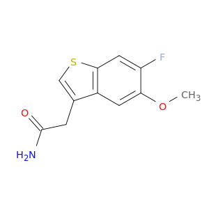 Benzo[b]thiophene-3-acetamide, 6-fluoro-5-methoxy-