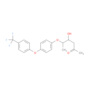 2-Hexanone, 4-hydroxy-5-[4-[4-(trifluoromethyl)phenoxy]phenoxy]-