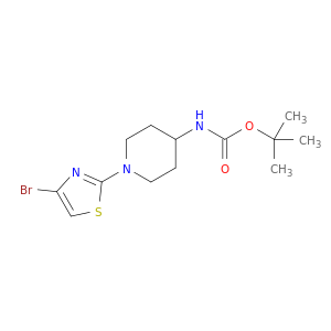 (1-(4-溴噻唑-2-基)哌啶-4-基)氨基甲酸叔丁酯