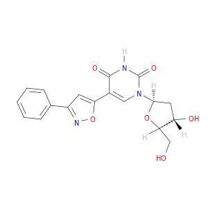 Uridine,2'-deoxy-5-(3-phenyl-5-isoxazolyl)- (9CI)