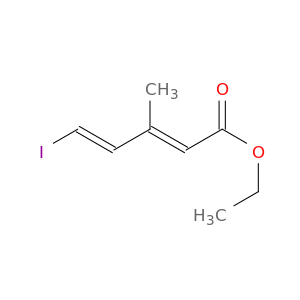 2,4-Pentadienoic acid, 5-iodo-3-methyl-, ethyl ester, (2E,4E)-