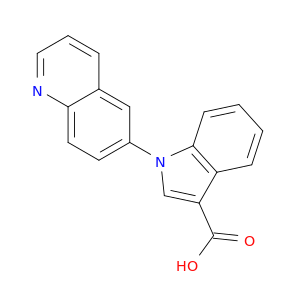 1H-Indole-3-carboxylic acid, 1-(6-quinolinyl)-